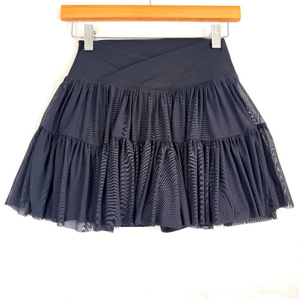 BLOGILATES Ballerina Mesh Tiered Shorts Pockets Tennis Pickleball Golf Skort XS